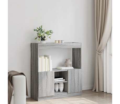 vidaXL k&otilde;rge kapp, hall Sonoma tamm, 92x33x100 cm, tehispuit