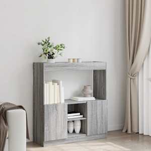 vidaXL k&otilde;rge kapp, hall Sonoma tamm, 92x33x100 cm, tehispuit