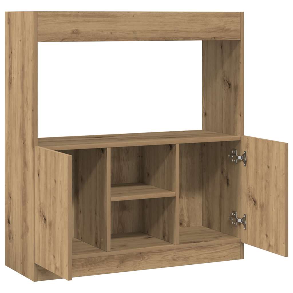 vidaXL Skříň highboard dub artisan 92 x 33 x 100 cm kompozitní dřevo