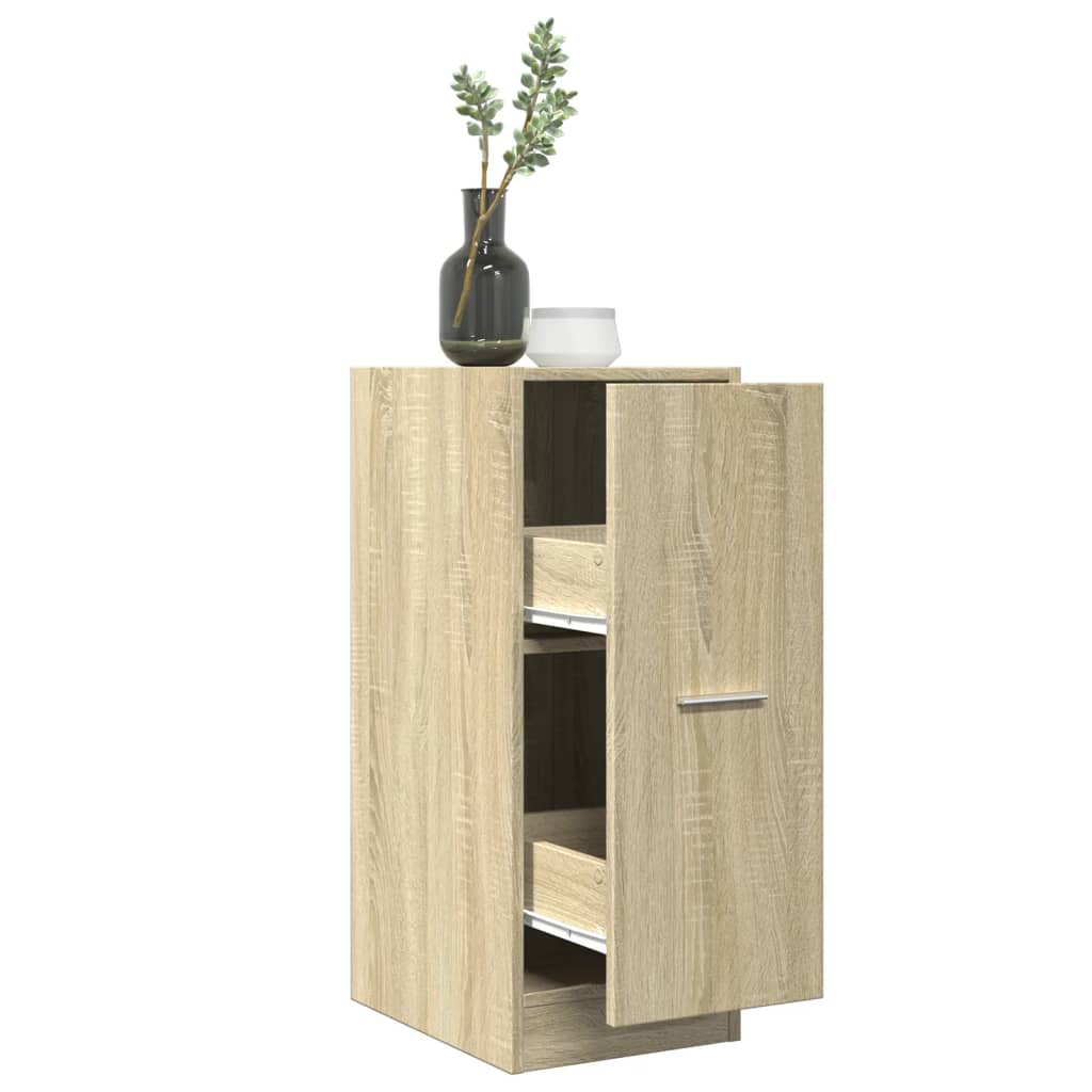 vidaXL Apothekerschrank Sonoma-Eiche 30x41x77,5 cm Holzwerkstoff