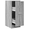vidaXL apteegikapp, hall Sonoma tamm, 30x41x77,5 cm, tehispuit