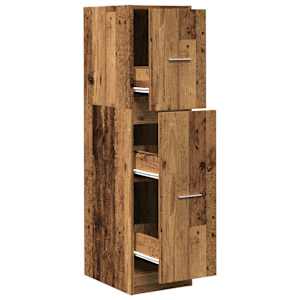 Skříňka na léky old wood 30 x 41 x 118 cm kompozitní dřevo - obrázek 2
