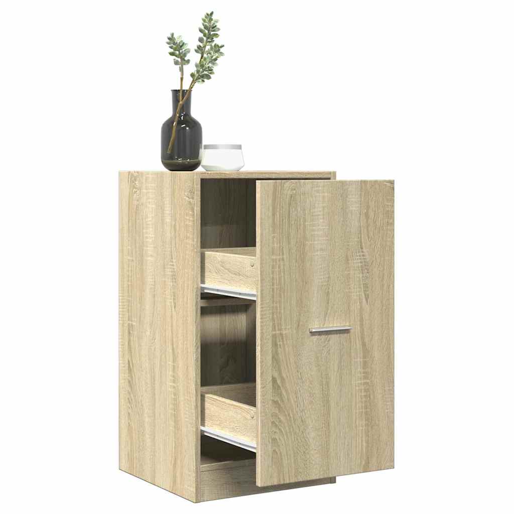 vidaXL Apothekerschrank Sonoma-Eiche 40x41x77,5 cm Holzwerkstoff