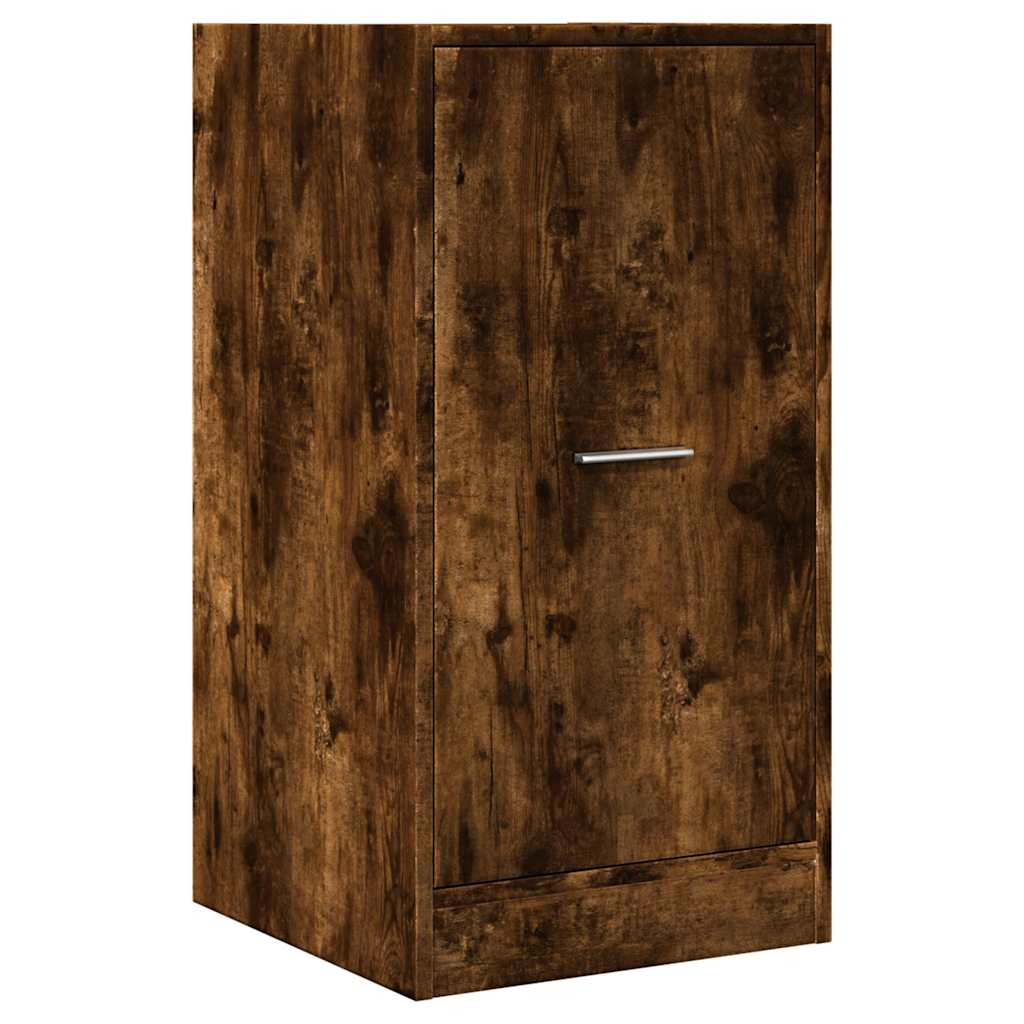 vidaXL Apothekerskast 40x41x77,5 cm bewerkt hout gerookt eikenkleurig afbeelding