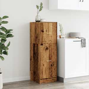 Skříňka na léky old wood 40 x 41 x 118 cm kompozitní dřevo - obrázek 4