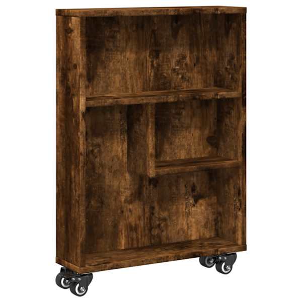 vidaXL kitsas hoiuk&auml;ru, suitsutatud tamm, 48 x 13 x 68 cm, tehispuit