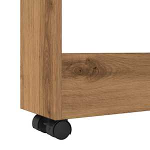 Úzký úložný vozík 3patrový dub artisan kompozitní dřevo - obrázek 7