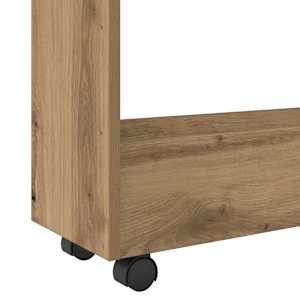 Úzký úložný vozík 3patrový dub artisan kompozitní dřevo - obrázek 7