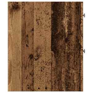 Úzká koupelnová skříňka na kolečkách old wood kompozitní dřevo - obrázek 5