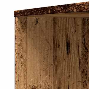 Úzká koupelnová skříňka na kolečkách old wood kompozitní dřevo - obrázek 9