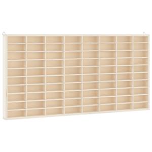 vidaXL puidust kollektsion&auml;&auml;ri vitriinkast 80 sektsiooniga 80x4,5x40,5 cm