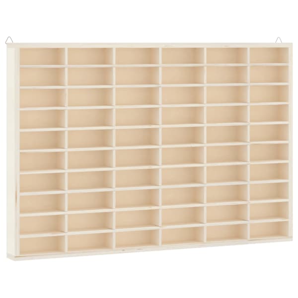 vidaXL puidust kollektsion&auml;&auml;ri vitriinkast 60 sektsiooniga 60 x 4,5 x 40,5 cm