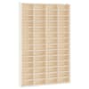vidaXL puidust kollektsion&auml;&auml;ri vitriinkast 56 sektsiooniga 40 x 4,5 x 60 cm