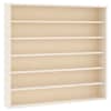 vidaXL puidust koguja vitriin 6 riiuliga, 60x8,5x55 cm
