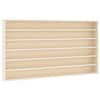 vidaXL puidust koguja vitriin 6 riiuliga, 80x8,5x55 cm