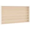 vidaXL puidust koguja vitriin 6 riiuliga, 100x9x55 cm