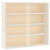 vidaXL puidust ustega vitriin koguja, 40x8,5x37 cm