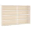 vidaXL puidust kollektsion&auml;&auml;ri vitriin ustega 60x8,5x37 cm