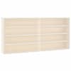 vidaXL puidust kollektsion&auml;&auml;ri vitriin ustega 80x8,5x37 cm