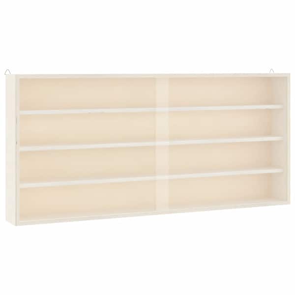 vidaXL puidust kollektsion&auml;&auml;ri vitriin ustega 80x8,5x37 cm