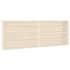 vidaXL puidust ustega vitriin koguja, 100x8,5x37 cm