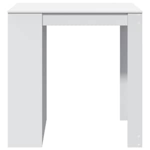 Barový stůl bílý 102 x 70 x 103,5 cm kompozitní dřevo - obrázek 5