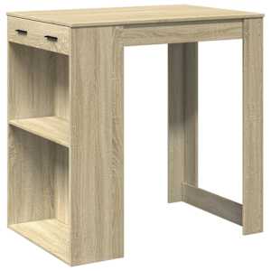 vidaXL baarilaud, Sonoma tamm, 102x70x103,5 cm tehispuit