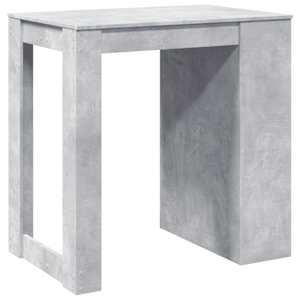 Barový stůl betonově šedý 102 x 70 x 103,5 cm kompozitní dřevo - obrázek 7