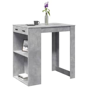 Barový stůl betonově šedý 102 x 70 x 103,5 cm kompozitní dřevo