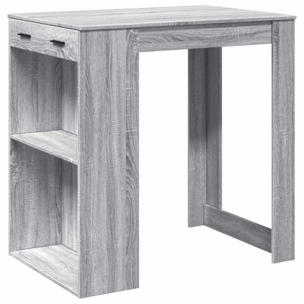 vidaXL baarilaud, hall Sonoma tamm, 102x70x103,5 cm tehispuit