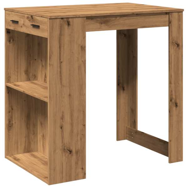 vidaXL baarilaud, k&auml;sit&ouml;&ouml;tamm, 102x70x103,5 cm, tehispuit