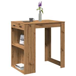 vidaXL baarilaud, k&auml;sit&ouml;&ouml;tamm, 102x70x103,5 cm, tehispuit