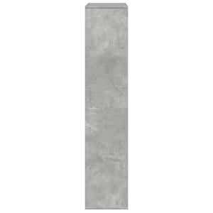 Knihovna betonově šedá 100 x 33 x 156,5 cm kompozitní dřevo - obrázek 5