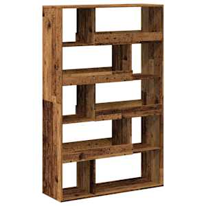 Knihovna old wood 100 x 33 x 156,5 cm kompozitní dřevo - obrázek 2