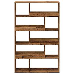 Knihovna old wood 100 x 33 x 156,5 cm kompozitní dřevo - obrázek 4
