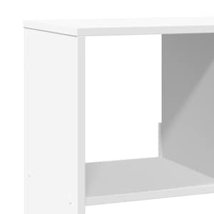 Knihovna bílá 100 x 33 x 187,5 cm kompozitní dřevo - obrázek 7