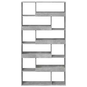 Knihovna betonově šedá 100 x 33 x 187,5 cm kompozitní dřevo - obrázek 4