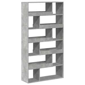 Knihovna betonově šedá 100 x 33 x 187,5 cm kompozitní dřevo - obrázek 6