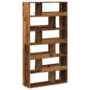 Knihovna old wood 100 x 33 x 187,5 cm kompozitní dřevo - obrázek 2