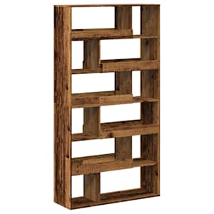Knihovna old wood 100 x 33 x 187,5 cm kompozitní dřevo - obrázek 6