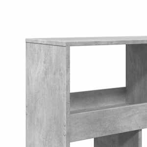 Knihovna betonově šedá 100 x 33 x 125,5 cm kompozitní dřevo - obrázek 7