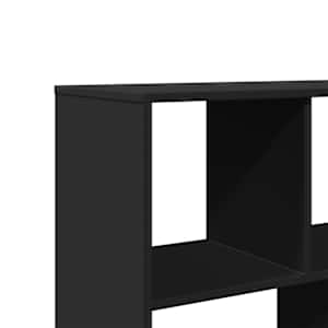 Knihovna černá 100 x 33 x 156,5 cm kompozitní dřevo - obrázek 7