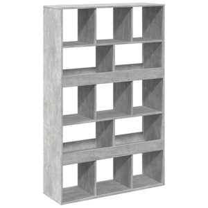Knihovna betonově šedá 100 x 33 x 156,5 cm kompozitní dřevo - obrázek 6
