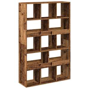 Knihovna old wood 100 x 33 x 156,5 cm kompozitní dřevo - obrázek 2