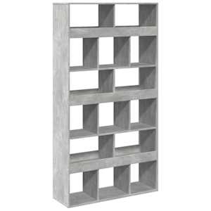 Knihovna betonově šedá 100 x 33 x 187,5 cm kompozitní dřevo - obrázek 2