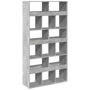 Knihovna betonově šedá 100 x 33 x 187,5 cm kompozitní dřevo - obrázek 6