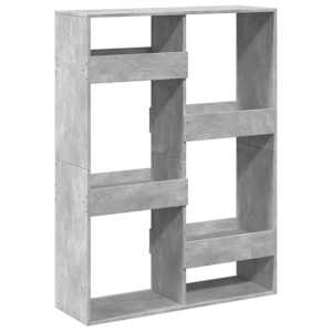 Knihovna betonově šedá 100 x 33 x 135 cm kompozitní dřevo - obrázek 6