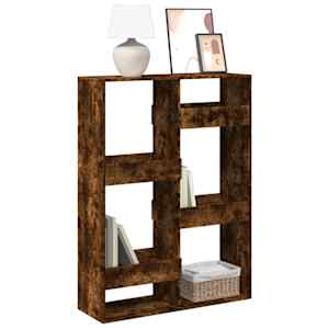 Knjižna omara dimljeni hrast 100x33x135 cm inženirski les