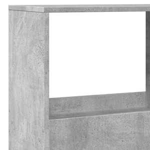Knihovna betonově šedá 100 x 33 x 155,5 cm kompozitní dřevo - obrázek 7