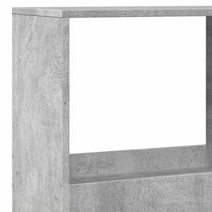 Knihovna betonově šedá 100 x 33 x 175 cm kompozitní dřevo - obrázek 7